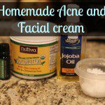 homemade facial cream acne