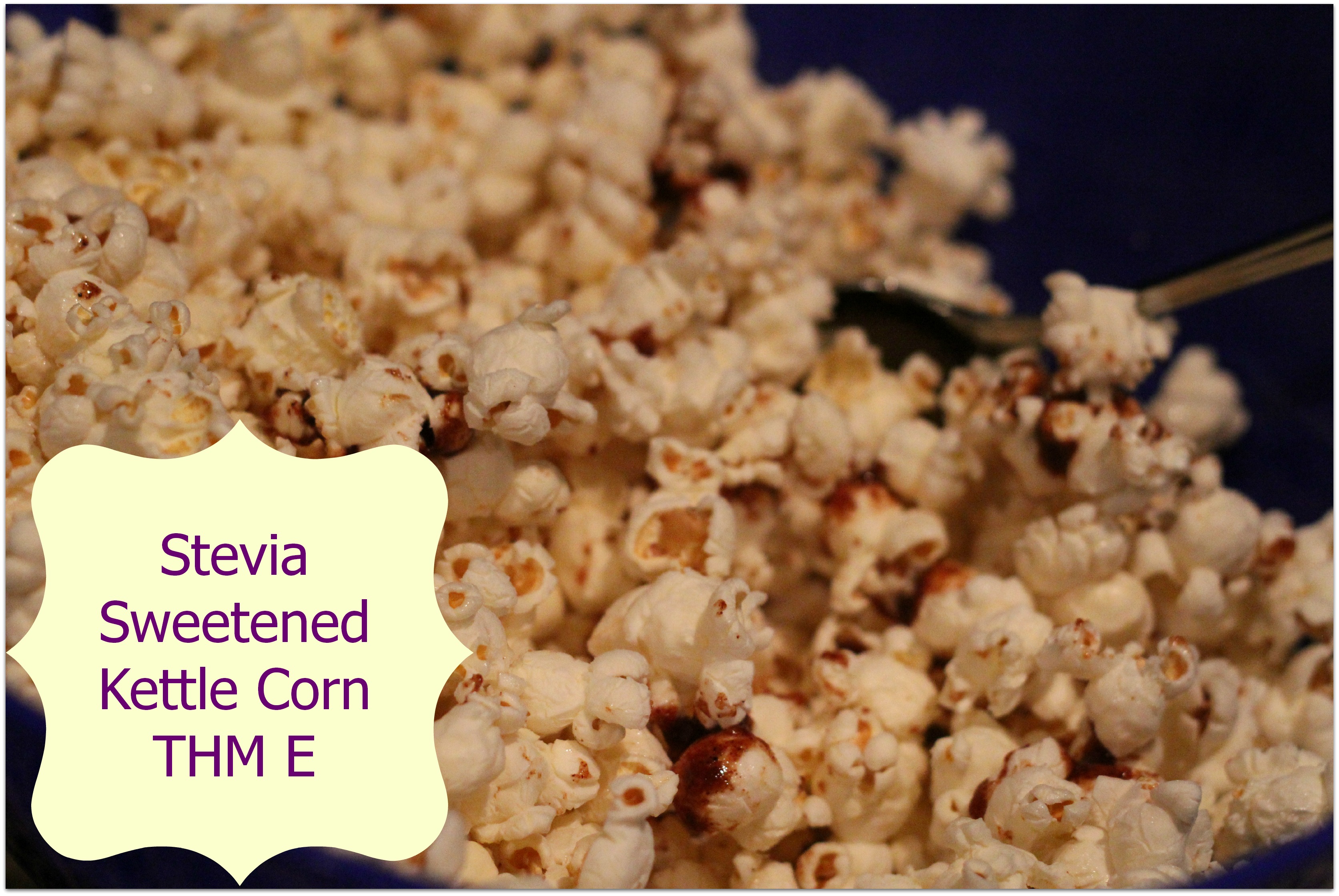 Stevia Sweetened Kettle Corn