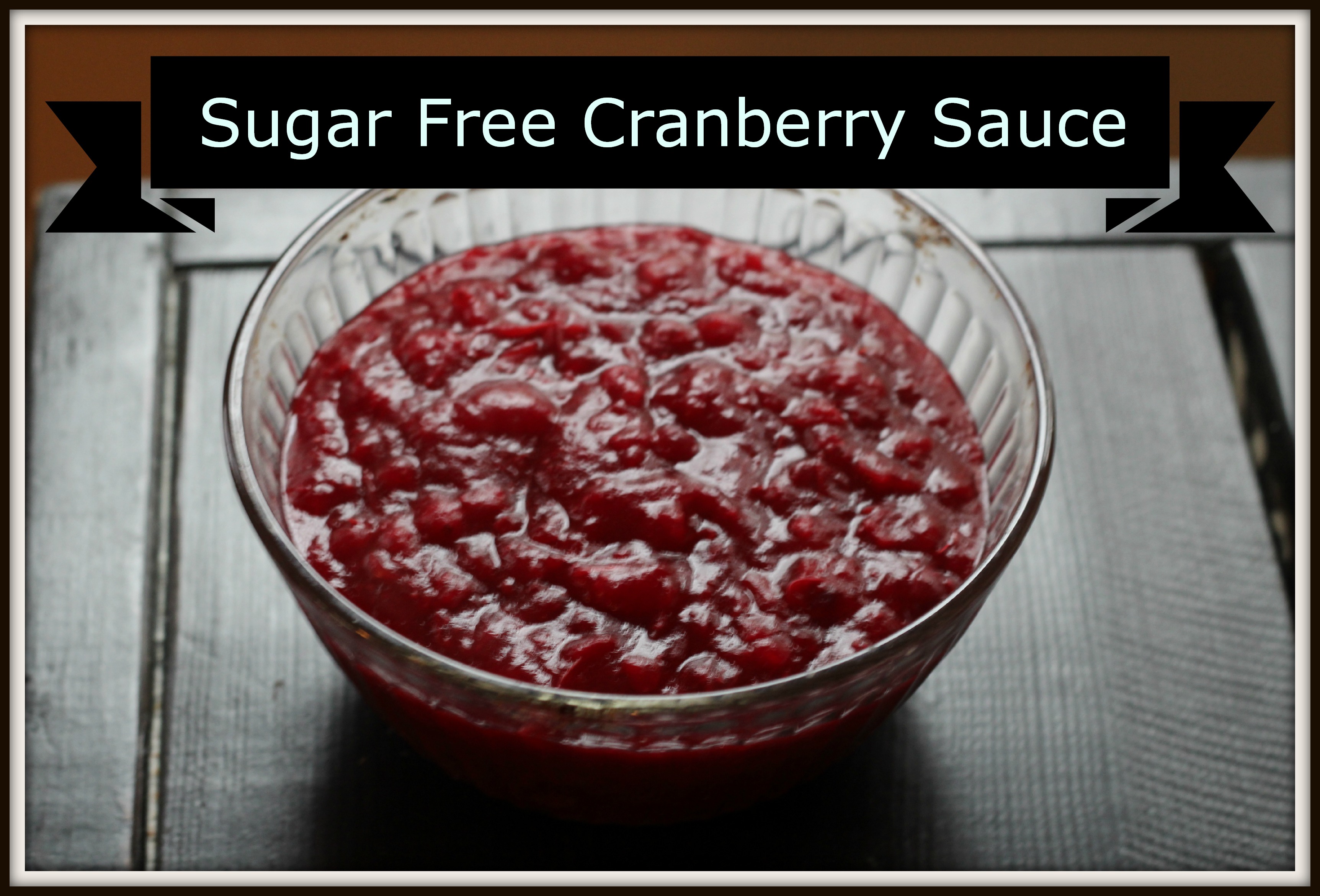 Sugar free cranberry sauce