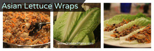 Asian Lettuce Wraps Collage