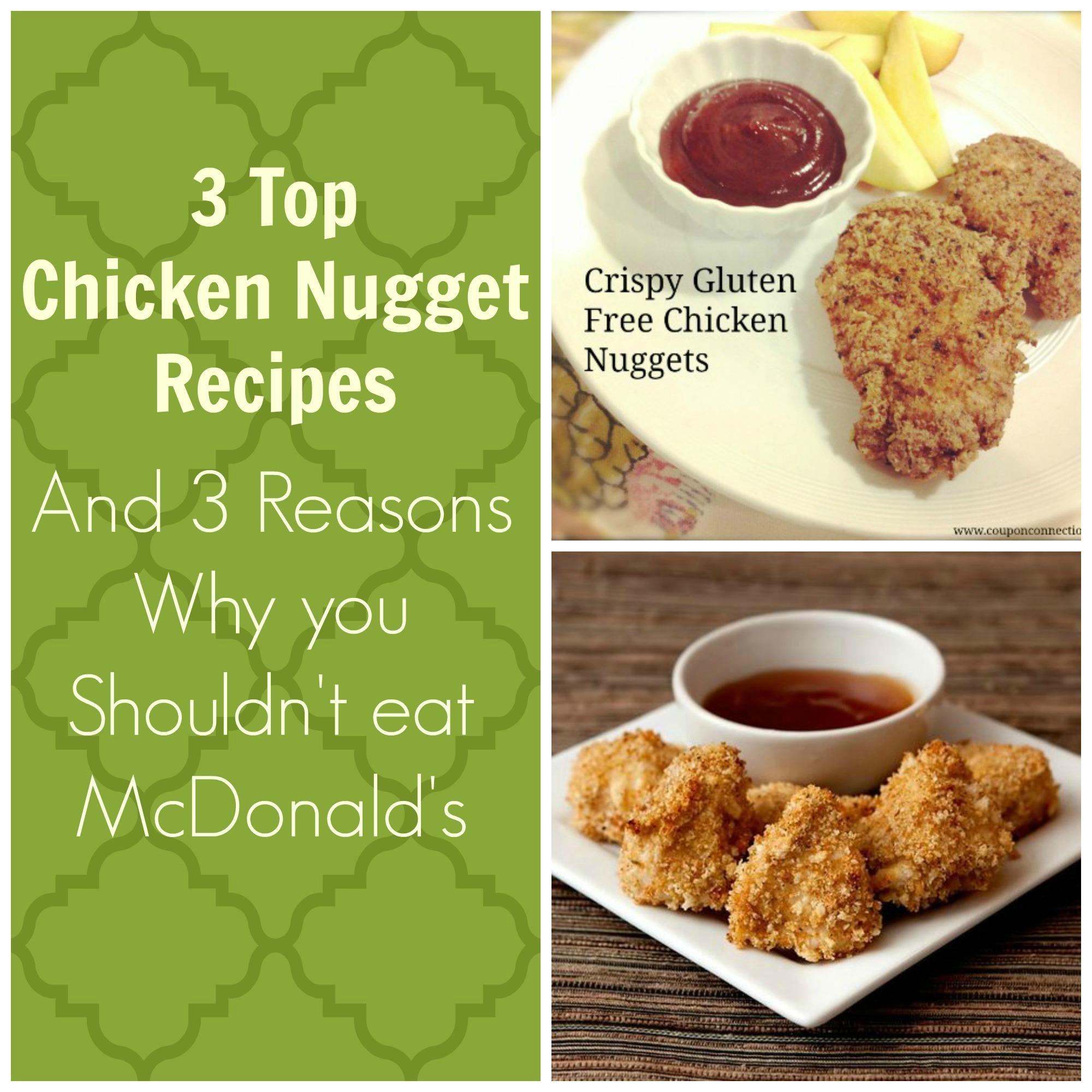 healthy Chicken nuggets, homemade nuggets, mcdonalds, gluten free, paleo, recipe