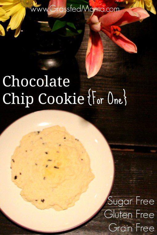 healthy chocolate chip cookie, sugar free, gluten free, grain free, coconut flour cookie 