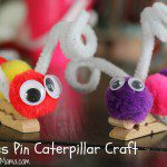 preschool craft, indoor activity, clothes pin preschool craft, homeschool lesson plan, very hungry caterpillar