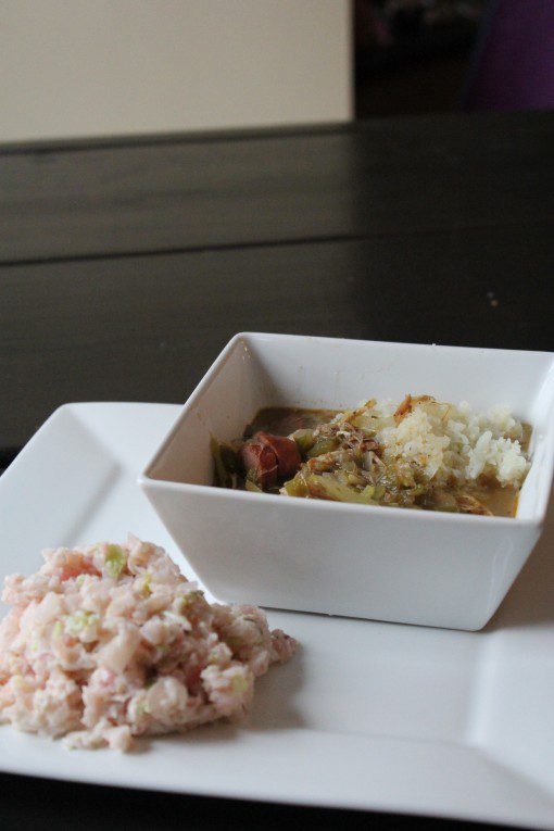 no roux chicken sausage gumbo #glutenfree #lowcarb