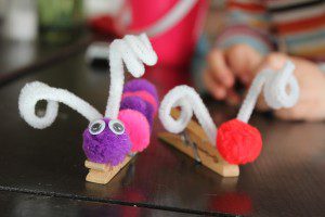 clothes pin crafts, preschool crafts, homeschool crafts, glue gun crafts