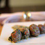 Low Carb Slowcooker Spinach and Meatballs