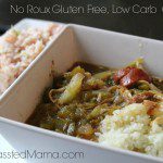 low carb, no roux, gluten free gumbo