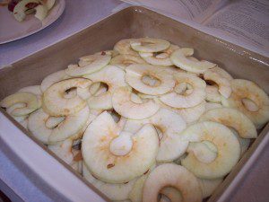 baked apples, non-stick, healthy baking, healthy cookware