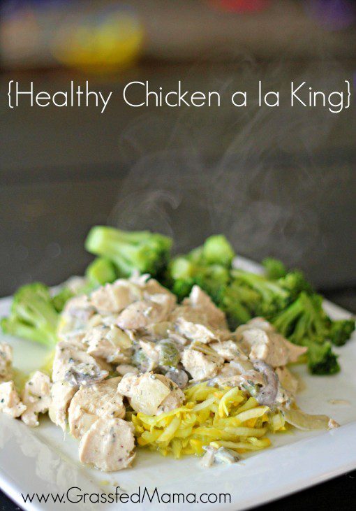 healthy chicken a la king
