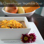Low Carb Cheeseburger Vegetable Soup