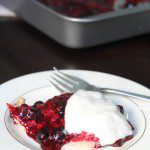 Berry Bliss Bars Crust cooked berries