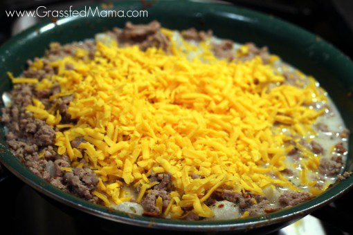 cheeseburger cauliflower casserole main