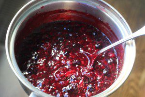 Berry Bliss Bars Crust cooked berries