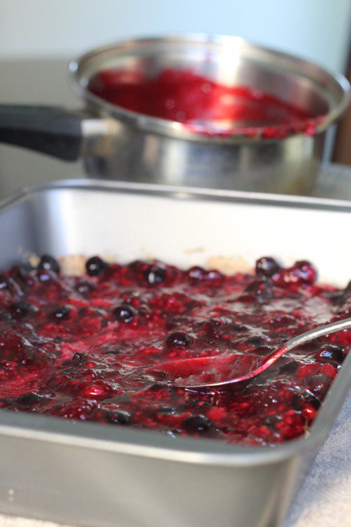 spreading berries