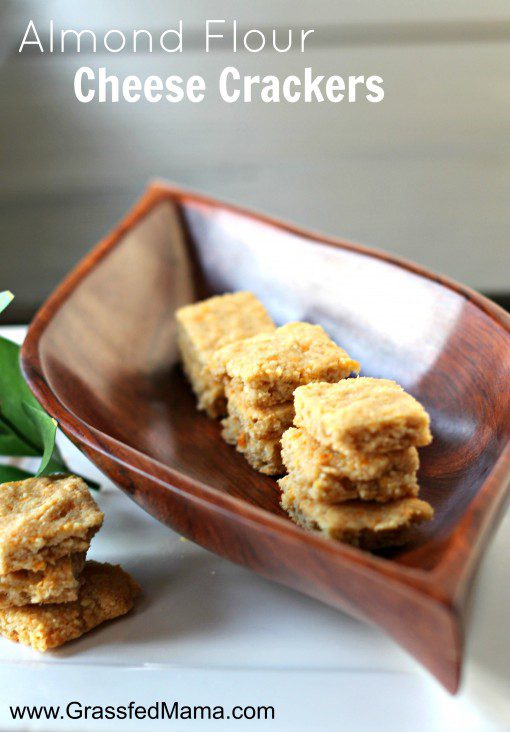 gluten free almond flour cheese crackers