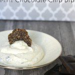 Low Carb Mint Chocolate Chip Dip