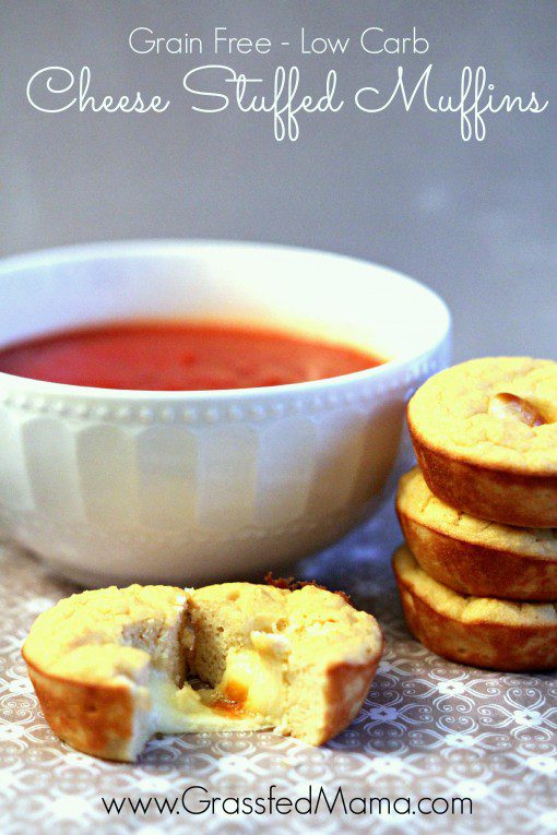 Low Carb Cheese stuffed muffins