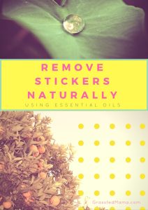 Remove Stickers Naturally with Essential Oils