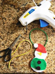 DIY Snowman Car Freshener
