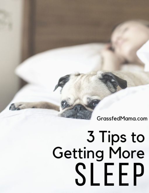 3 Tips to getting more sleep