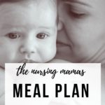 The Nursing Mamas Meal Plan for Losing Weight