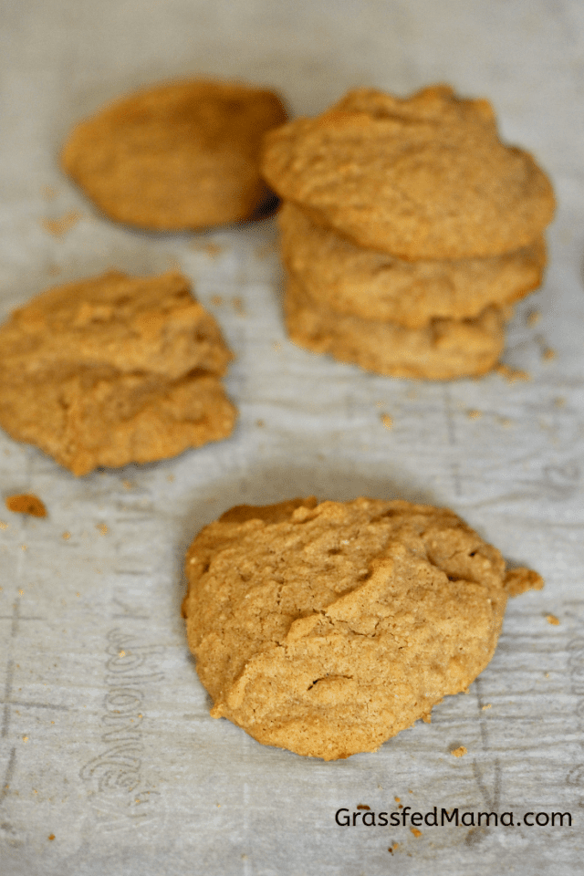 Low Carb Almond Butter Cookies Grassfed Mama