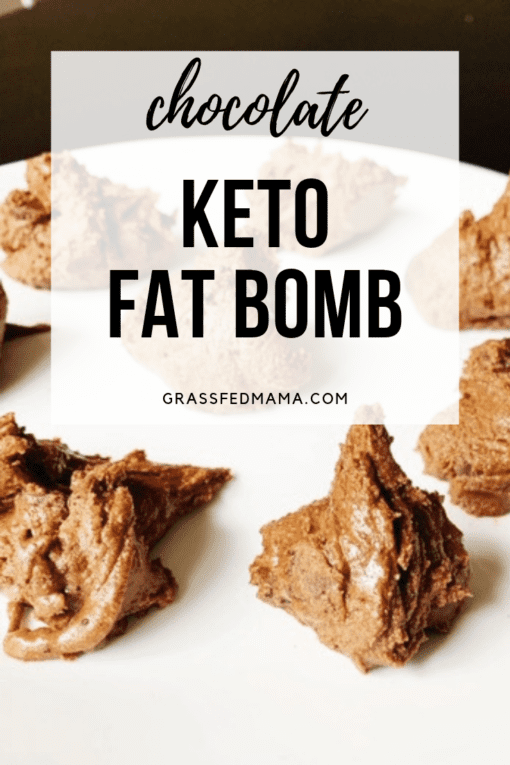 chocolate keto fat bomb