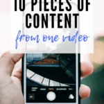 How to create 10 pieces of content from one video