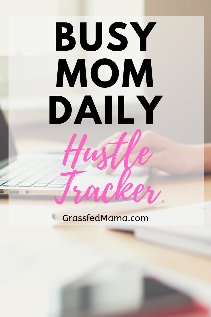 Busy Mom Daily Hustle Tracker