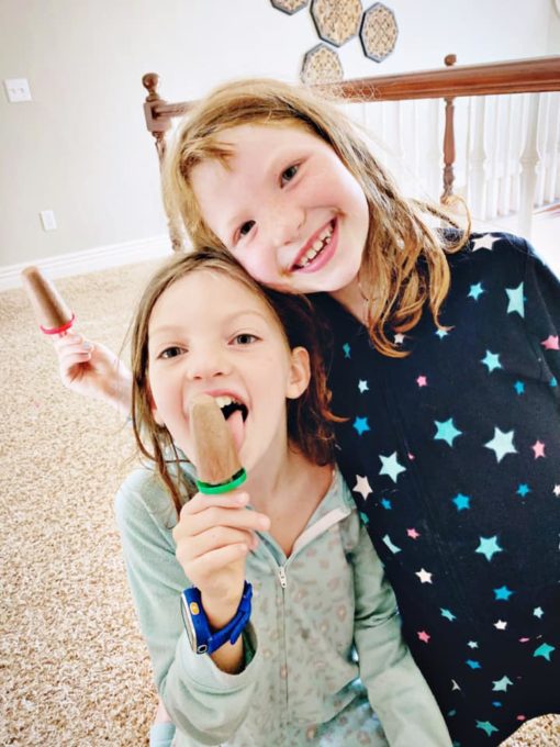 Keto Friendly Chocolate Peanut Butter Creamsicles