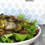 Low Carb Philly cheesesteak salad